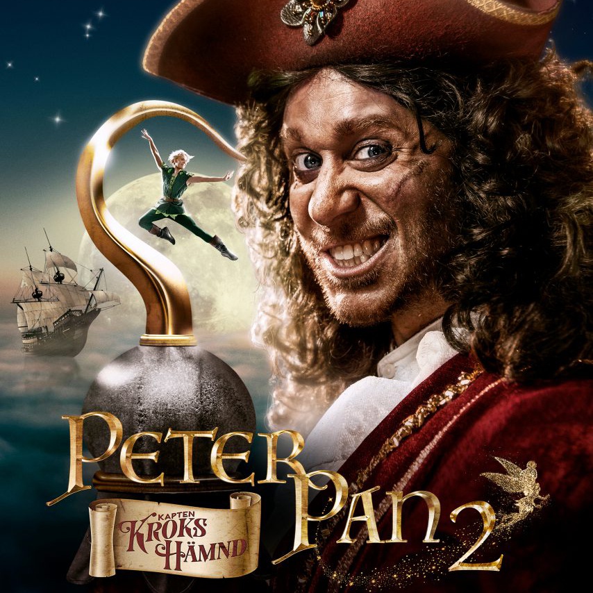Peter Pan och Kapten Krok - Intiman, Stockholm<br>Lisebergsteatern, Göteborg