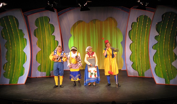 Scen Sommarbuskis - Lisebergsteatern, Göteborg<br>Turné